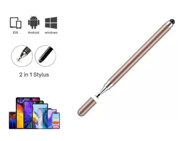 &uu LAPIZ OPTICO STYLUS DOBLE PUNTA CAPACITIVA (8503)